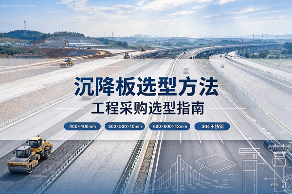 兴义沉降板选择方法