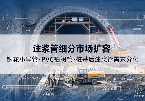 兴义注浆管细分市场扩容，隧道钢花小导管、PVC 袖阀管、桩基后注浆管需求分化